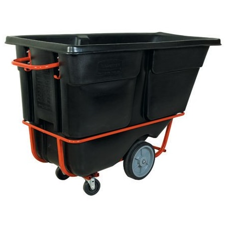 Rubbermaid Rubbermaid 1-1/2 Cubic Yard - Black Standard Grade Tilt Truck BUY00029397